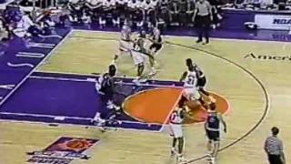 Shaquille ONeal breaks the backboard vs Suns in rookie season [upl. by Oad]