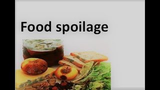 FOOD SPOILAGE Part 1 [upl. by Fatima]