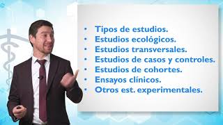 Salud Pública 10 Tipos de Estudios Epidemiológicos [upl. by Sinnylg]