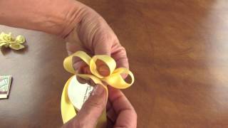 How To Make A Floral Bow [upl. by Irot]