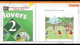 Cambridge English Movers 2 Listening Test 1 Part 1 [upl. by Ocker724]