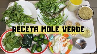 Cómo preparar mole verde [upl. by Annaerda]