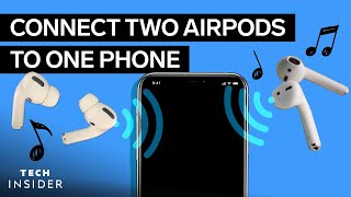 How To Connect Two AirPods To One iPhone [upl. by Aikenahs]