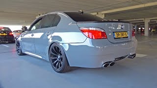 MODIFIED BMW M5 E60 REVS Accelerations amp More V10 SOUNDS [upl. by Christianna499]