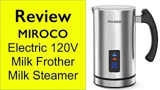 Review Miroco Milk Frother  How to make froth milk at home [upl. by Gloriane300]