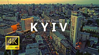 Kyiv Ukraine 🇺🇦 in 4K 60FPS ULTRA HD Video by Drone [upl. by Ycram]