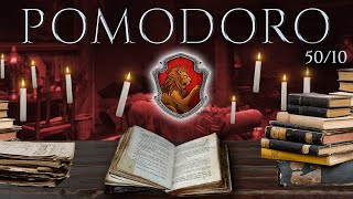 GRYFFINDOR 📚 POMODORO Study Session 5010  Harry Potter Ambience 📚 Focus Relax amp Study in Hogwarts [upl. by Tolmann381]