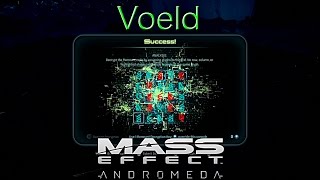 Remnant Decryption Voeld  Mass Effect Andromeda [upl. by Neelak592]