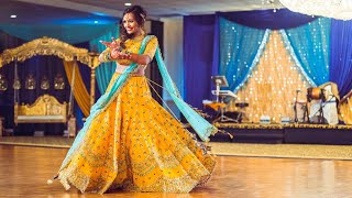 Bride amp Sisters Sangeet Dance  Nainowale Ne  Deewani Mastani  Indian Wedding 2019 [upl. by Airod]