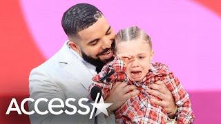 Drake Brings Son Adonis Onstage At Billboard Music Awards [upl. by Mohandis681]