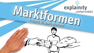 Marktformen einfach erklärt explainity® Erklärvideo [upl. by Aizti340]