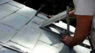 How to Use Roof Brackets on a Slate Roof [upl. by Yrffoeg]