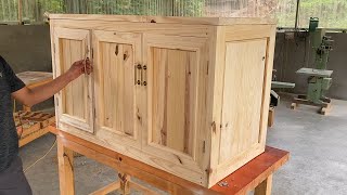 Amazing Interior Woodworking Project  How to Build a Kitchen Sink Base  Kitchen Sinks [upl. by Amrak]