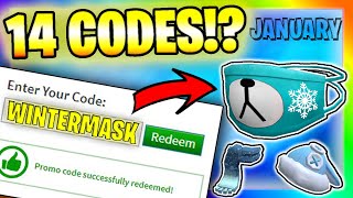 14 Codes ALL NEW PROMO CODES in ROBLOX January 2024 [upl. by Mayfield]