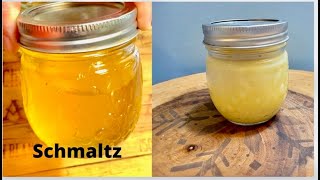 Schmaltz How to make it and when to use it [upl. by Nueormahc]