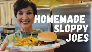 Homemade SLOPPY JOE recipe  Quick amp Easy Dinner Meal [upl. by Nowad]