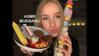 ASMR MUKBANG EATING TOO MUCH CAAANDY 😂🍭🍫 germandeutsch RelaxASMR [upl. by Lethia]