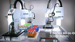 Epson TSeries SCARA Robots  Pick amp Place Demo [upl. by Sunshine]