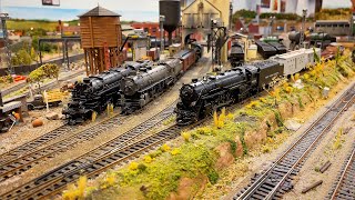 Beautiful Model Railroad HO Scale Gauge Train Layout at The Grand Strand Model Railroaders Club [upl. by Erdnaek]