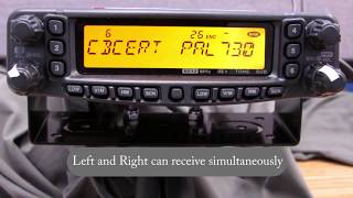 Yaesu FT8900R  Basic Operations [upl. by Ainniz375]