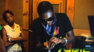 Vybz Kartel exclusive in studio footage [upl. by Gertruda]