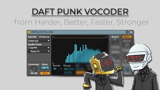 Daft Punk Vocoder Tutorial Ableton Live  from Harder Better Faster Stronger [upl. by Noiemad]