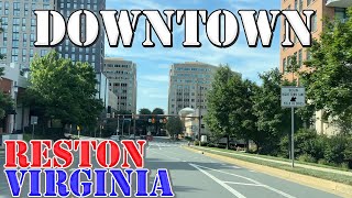 Reston  Virginia  4K Downtown Drive [upl. by Tseng91]