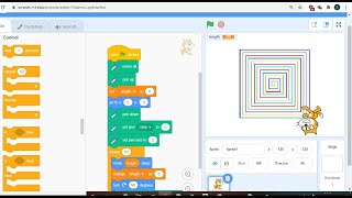 How To Draw Repeating Patterns in Scratch  Learn SCRATCH [upl. by Aileahcim676]