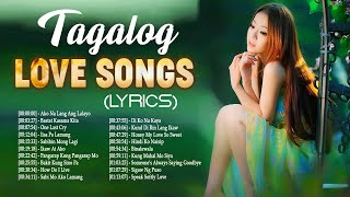 Top 20 Tagalog Love Songs 80s 90s With Lyrics Collection  Nonstop English OPM Love Songs Lyrics [upl. by Bagger]