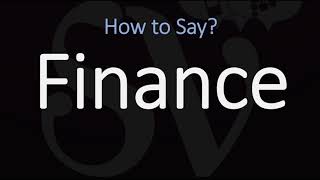 How to Pronounce Finance 3 WAYS British amp American English Pronunciation [upl. by Anneres238]