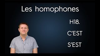 Cest OU sest  Homophones grammaticaux  Cours de français [upl. by Einnod]