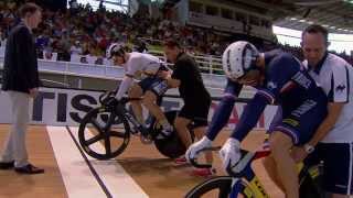 Mens Sprint Final  2014 UCI Track Worlds [upl. by Eerized]