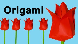 Como Hacer Flores De Papel Origami Fácil [upl. by Maggie]