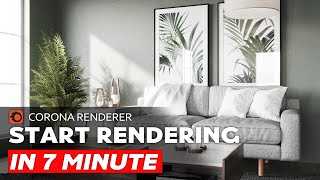 How to Render with Corona Renderer3Ds Max Beginner Guide [upl. by Yelserp432]