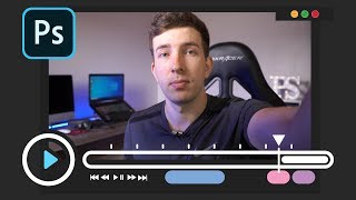 Como Editar Vídeo no Photoshop Simples e Rápido [upl. by Bonni]