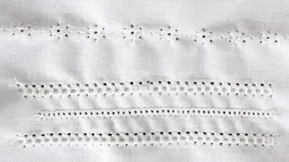 How To Sew A Hemstitch Using A Wing Needle [upl. by Aicitan]