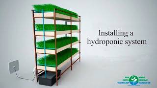 Installing The Hydroponic System [upl. by Ahsuatan]