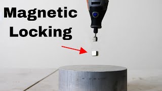 Magnetic Locking WITHOUT a Superconductor [upl. by Tnahsin]