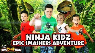 Epic Dino Smashers Adventure Ninja Kidz [upl. by Notsyrb116]