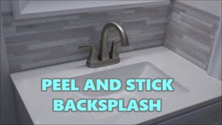 DIY PEEL AND STICK BACKSPLASH  SMART TILES [upl. by Inanuah425]