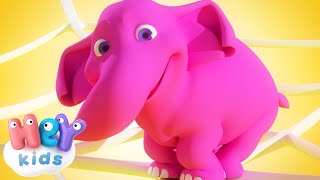 Ein Elefant ging ohne Hetz  Kinderlieder auf Deutsch  KinderliederTV [upl. by Wehner10]