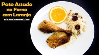 Pato Assado no Forno com Laranja [upl. by Kizzee]