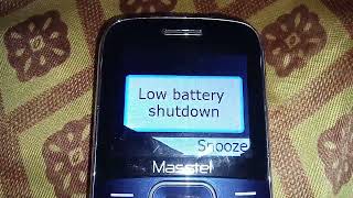 Masstel Fami P20 Battery empty on Alarm [upl. by Tzong150]