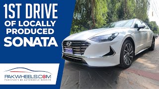 Hyundai Sonata 2021 First Drive Review PakWheels [upl. by Tnattirb150]