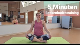 5 Minuten Beckenbodentraining [upl. by Tj]