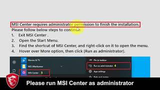 MSI® HOWTO install MSI Center [upl. by Auqinaj]