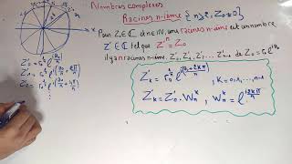 Algébre 1 S1  Nombres complexes Racines niemes  partie 3 [upl. by Yerhcaz]