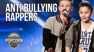 ANTI BULLYING DUOS RAP Brings Tears To Britains Got Talent Judges All Auditions Bars amp Melody [upl. by Marchal]