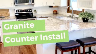 Installing Granite Countertops [upl. by Atinehs]