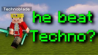 this guy beat Technoblade [upl. by Nessim]